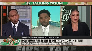 Andraya Carter says Jayson Tatum is under more pressure to "be the best on the floor for Boston" than to win the NBA title 🏆 | ESPN First Take