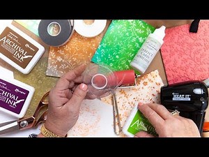 Make Art with Wet and Dry Adhesives | Wendy Vecchi for Ranger Ink