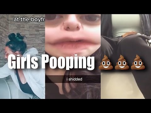Girls Pooping HARD