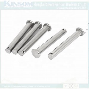 [Hot Item] Stainless Steel 304 Flat Head Solid Rivet Pin with Hole /Cleivs Pin with Head Without Thread