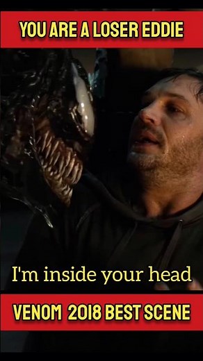 "You are a loser Eddie" Venom 2018 Best scene #venom #eddie #symbiote