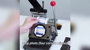 Fridge Magnets Badge Maker Machine DIY Photo Refrigerator Sticker Magnet Press Machine Kit + Rectangle Paper Cutter + 100pcs Consumables, 80x53mm | 90x65mm Magnet Making Maker