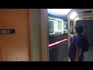 Star trek TNG blooper. Turbo lift not working