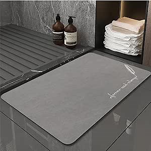 Water Absorbent mat, Quick Drying Non Slip mat at Bathroom Entrance, Foot mat, Bathroom Kitchen Carpet, Soft mat, Sink mats, Carpet, Area Rugs