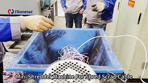 Small Mini Shredder Machine For Shred Cable Wires. Small shredder metal—double shaft shredder pallet plastic rubber wood shredder. The double-shaft shredder can meet the waste recycling requirements of various industries. It is suitable for industrial waste recycling, medical recycling, electronics manufacturing, pallet manufacturing, wood processing, domestic waste recycling, plastic recycling, tire recycling, paper making and other industries. Welcome to contact us for quote: Whatsapp/Wechat: 