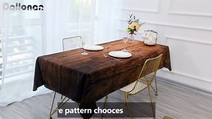 Table Cloth Ocean Beach Sunset Palm Tree Square Table Decor Polyester Tablecloth 60 Inch