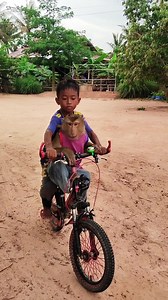 9.6K views · 364 reactions | SokYaa Monkey Rides Bike With Boy Around Village | Wow Greaty | Facebook