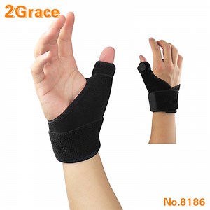 [Hot Item] Thumb & Wrist Brace, Reversible Neoprene Splint with Dual Spring Stabilizers for Reliable Support