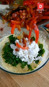 Rougissez de gourmandise pour ce cake salé aux poivrons et au chorizo, une recette simple et rapide à faire ! | Demotivateur Atelier