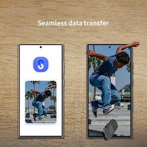 Upgrade your device stress-free ! With Smart Switch , transferring...