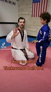 1.2K views · 12 reactions | How to tie a Taekwondo belt 101! | Asian Sun Martial Arts All Locations | Facebook