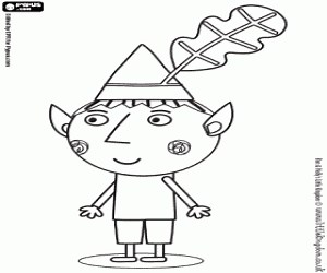 Ben Duende, el protagonista para colorear, pintar e imprimir
