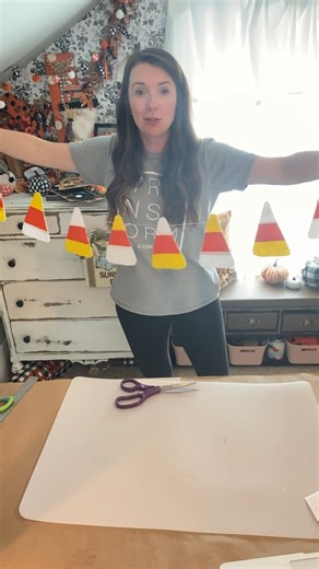 Easy DIY Candy Corn Banner | The Celebration Co.