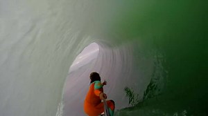 Unimaginable skills on an alaia. Dream tubes with Fred Compagnon just over here: http://bit.ly/SansFins | Magicseaweed