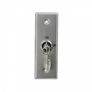 [Hot Item] Stainless Steel Button Keyswitch with 2 Keys for Access Control System and Security Open and Exit (SB4E)