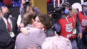 Nick Saban finds Miss Terry and family for a traditional pre-game kiss before the national championship | Alabama Crimson Tide on AL.com