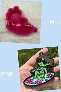 Beach Freshie Mold, Freshie Mold, Surfing Mold, Mold, Freshie, Summer Freshie Mold, Alien Mold, Surf Board Freshie Mold, Beach, Alien Surf - Etsy Canada