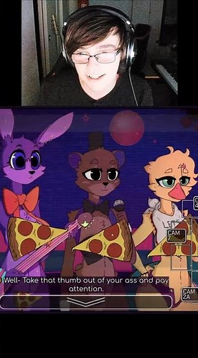Five Nights at FuzzBoob's is WILD #fivenightsatfreddys #horrorgame #gamingshorts #shorts #parody