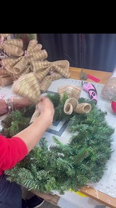 2.9K views · 63 reactions | Look at this beautiful rustic poinsettia wreath we made today! Yes... the video is a little fast! Don't worry. we have a full (slower) tutorial on our YouTube channel. And a complete list for all the materials used. Simply follow the links below 曆 | Nadia's Crafty Corner | Facebook