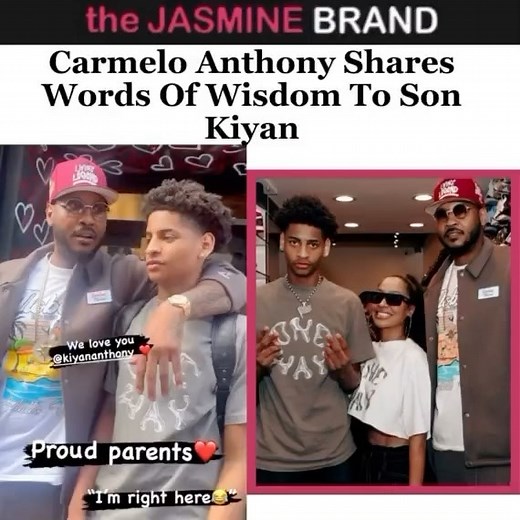 51K views · 227 reactions | Actress and influencer #LaLa captured her ex-husband & retired NBA star #CarmeloAnthony sharing encouraging words to their son #Kiyan  | The Jasmine BRAND | Facebook