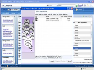 How to fix the error : You have selected an invalid combination of LUNs.The component LUNs must be the same size and RAID type in CLARiiON and VNX