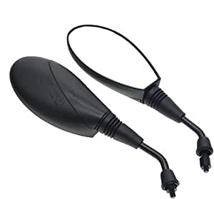 Motorcycle Rear View Mirrors Scooter Modification Mirror E-bike Snowmobile ATV Back Side Mirror 8mm Convex Glass