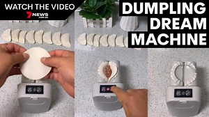 Shoppers go wild for homemade dumpling device