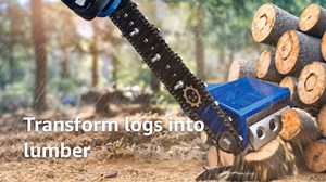 Blue Log Debarking Tool, Chainsaw Bark Remover for Log Builders, Chainsaw Driven Log Peeler for Sawmills,