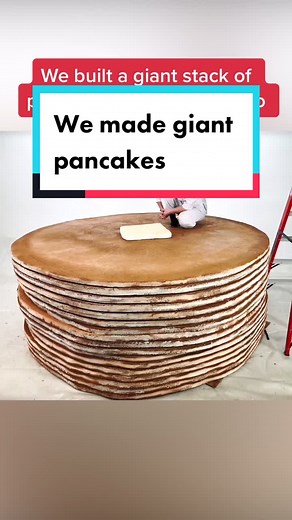 We made a giant stack of pancakes! #musicvideo #pancakes #filmmaking #artdepartment #productiondesigner #filmdirector #setbuild