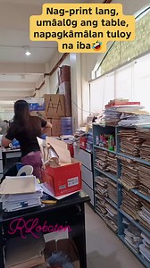 26K views · 1.7K reactions | Nagpi-print lang ako sa office, pero dahil umâal0g ang table, at may crâck pa sa wall, napagkâmâlan na iba ng client 藍(for entertainment purposes only) #trendingreels #reelsfb #viralvideo | Arch Rowena Briones Lobaton | Facebook