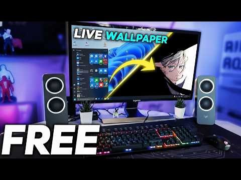 TUTORIAL : Live Wallpaper Setup WINDOWS X [The Girl Behind Curtain] | Free | PC / Desktop!