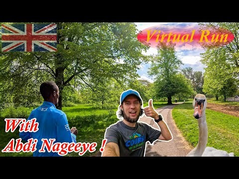 Virtual Run - Video for Treadmill - Hyde Park : Abdi Nageeye and Birds | Before London Marathon 2025