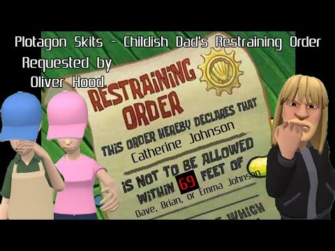 Plotagon Skits - Childish Dad's Restraining Order