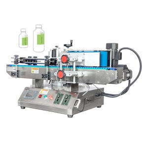 [Hot Item] Mt-100 Electric Desktop Glass Plastic Round Bottle Can Jar Label Applicator Beer Wine Syrup Jam Paper Labeller Sticker Labeling Machine