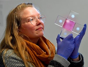 Stourbridge Glass Museum gifted pink puzzle artwork in memory of renowned engraver