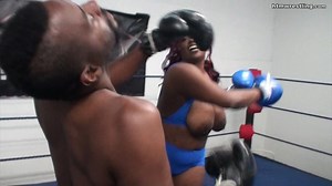 Stella Danny vs Darrius - Femdom Mixed Boxing Rematch (Windows Media) Beatdown | Clips4sale