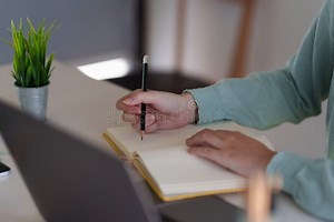 E-learning ,online ,education and Internet Social Distancing Protect from COVID-19 Viruses Concept. Asian Woman Student Stock Image - Image of knowledge, inspiration: 247094403