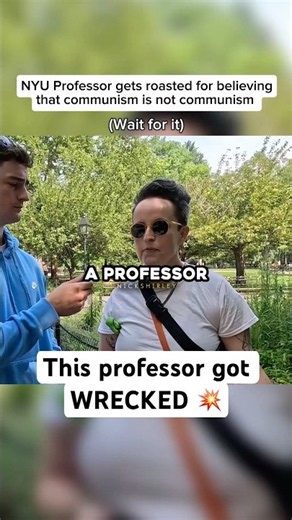 NYC Communist professor gets DESTROYED 🔥
