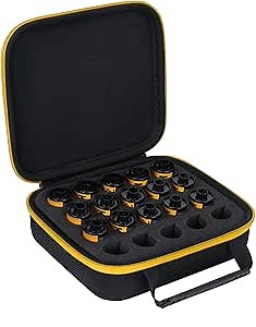 khanka Hard Carrying Case Compatible with Kodak 35mm film Photographic Film Storage Case for 20 Rolls (Film Not Included)