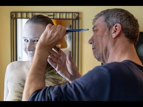 SNOWTIROL (Part one) - Bodypaint NATURE ART by artist Jörg Düsterwald