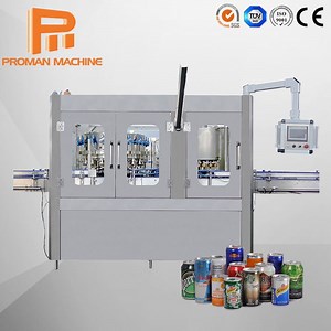 [Hot Item] Soda Drink CSD Carbonated Beverage Aluminum Canning Filling and Sealing Machine