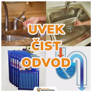 Sani sticks su štapići koji će pomoći Vašim slivnicima i odvodima da nikada ne budu začepljeni, a istovremeno rešavaju problem neprijatnih mirisa Možete poručiti putem: 🌐𝘚𝘢𝘫𝘵𝘢 - KUDA U KUPOVINU 📣𝐍𝐚𝐳𝐢𝐯 𝐩𝐫𝐨𝐢𝐳𝐯𝐨𝐝𝐚: Sani sticks - Magični štapići za čišćenje slivnika i odvoda 📣 ☎️ 𝘛𝘦𝘭𝘦𝘧𝘰𝘯𝘢 - 011 655 8 655 📧 𝘌-𝘮𝘢𝘪𝘭𝘢 - prodaja@kudaukupovinu.rs 📩 𝘍𝘉, 𝘐𝘕𝘚𝘛𝘈 - Slanjem podataka u inbox 🔗𝘓𝘪𝘯𝘬: https://www.kudaukupovinu.rs/odrzavanje-odvoda/1968-sani-sticks-m