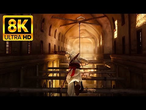 [8k] Assassin's Creed 1 Remastered PC 2021 Max Settings Ray Tracing GI Ultra Reshade Mod RTX 3090