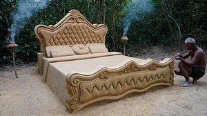 2.3K views · 233 reactions | Build Outdoor King Bed From Clay or Mud By Ancient Skills | Aurora Outdoor | Facebook