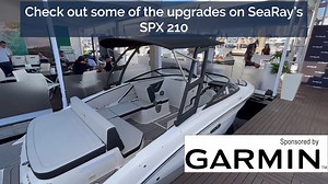 Check out some of the upgrades on Sea Ray Boats entry-level SPX 210. #soundings #soundingsonline #boatsofinstagram #boatsofthenortheast #powerboat #flybridgeboat #classicboats #boatshow #searayboats #boatupgrades #saltlife #salty | Soundings Magazine