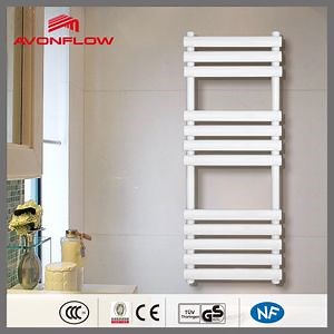 [Hot Item] Avonflow FT Series White Flat Bathroom Towel Rack Design Towel Warmer Bathroom Accessories