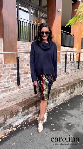 3.2K views · 15 reactions | Skirts, skirts, skirts ✨ Our 'Mia' and 'Whitley' skirts, layered with our 'Rae' jumpers and 'Raven Boots' are the perfect outfit this season! | Carolina Lifestyle | Facebook