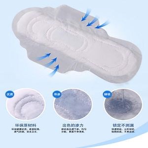 [Hot Item] Anion Strip Women Pad Super Absorption Private Label Organic Cotton Sanitary Napkin