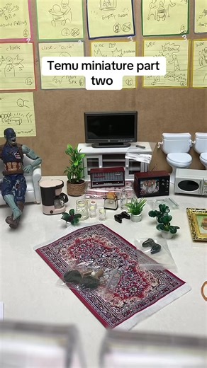 Temu Miniature Unboxing Part Two: Discover Tiny Treasures