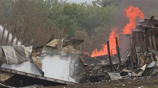 Akron commercial fire still smoldering as of Friday afternoon